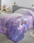 Couette microfibre imprimée papillon 200 g/m² (violet)