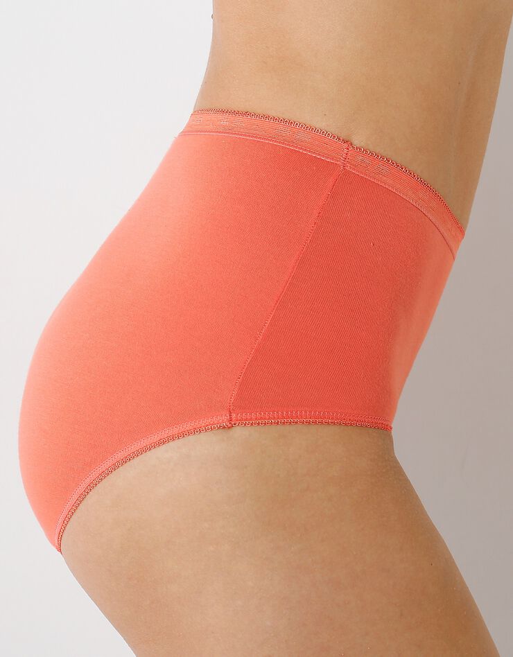 Culotte super maxi basique - lot de 3 (ciel + corail + lavande) Culotte super maxi basique - lot de 3 (ciel + corail + lavande)
