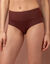 Culotte taille haute grand confort invisible - Lot de 2 (chocolat)