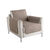 Protège-salon réversible microfibre matelassé (taupe)