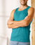 Débardeur uni col rond - lot de 3  (turquoise + bordeaux + marine)