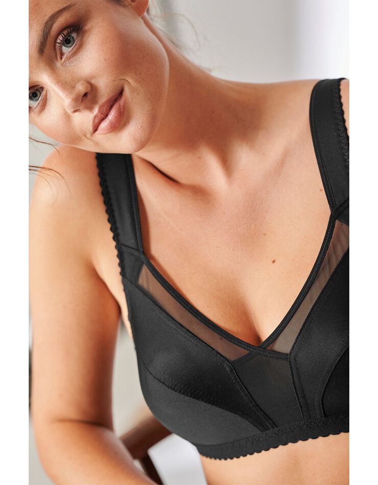 Soutien-gorge minimiseur peau - sans armatures (noir) Soutien-gorge minimiseur peau - sans armatures (noir)