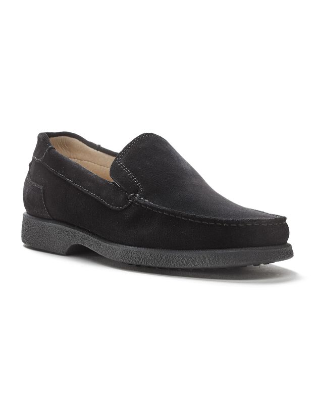 Mocassins en cuir (noir)