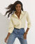 Chemise rayée, coton (blanc / curry)