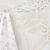 Nappe motif feuillage doré (blanc / doré)