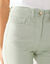Pantalon droit sculptant, renfort gainant (vert grisé)