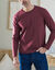 T-shirt col rond manches longues - lot de 3 (bordeaux + marine + bleu)