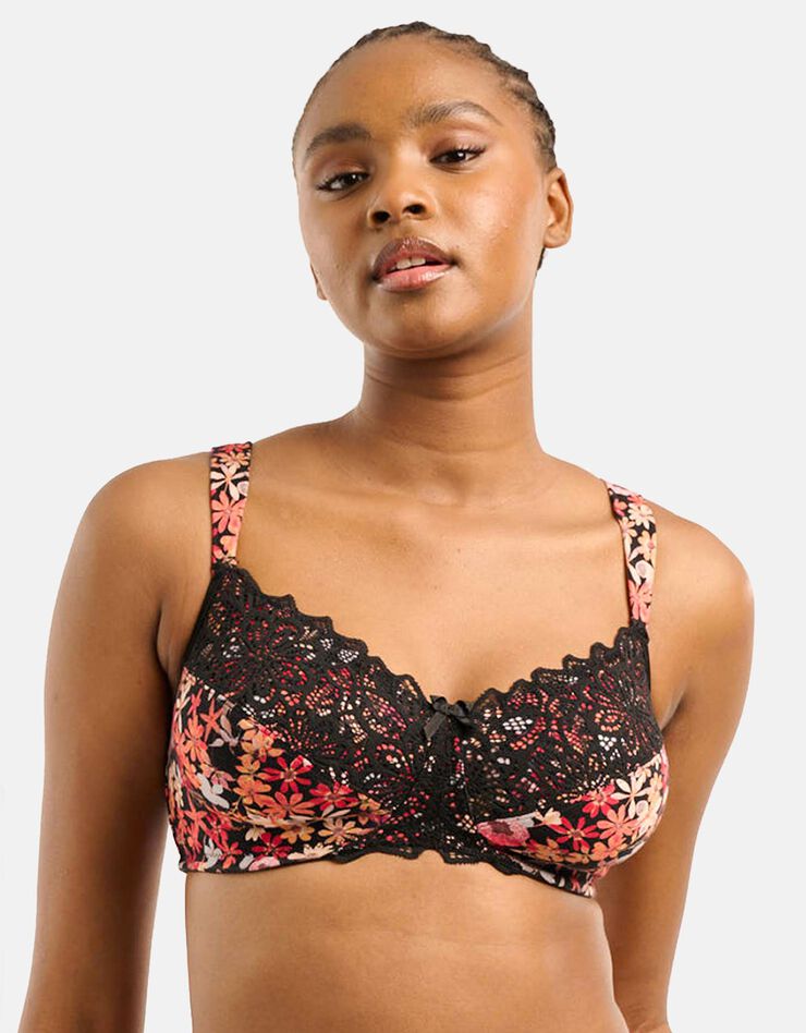 Soutien-gorge post-opératoire Ava Fantaisie - sans armatures (noir) Soutien-gorge post-opératoire Ava Fantaisie - sans armatures (noir)