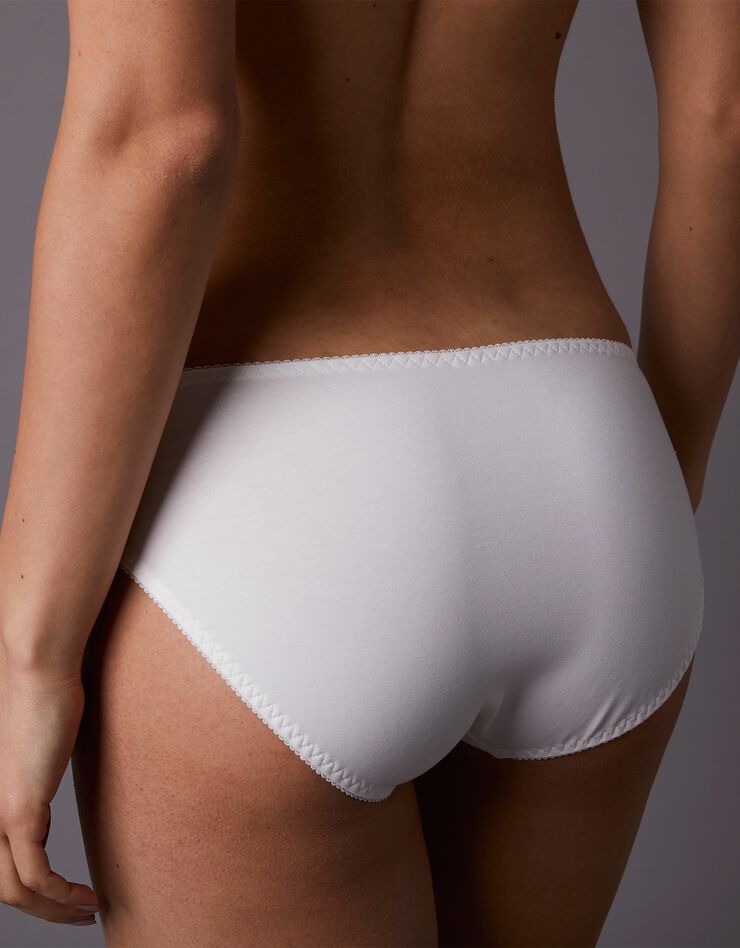 Culotte unie forme midi Casma - lot de 2 (ivoire)