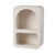 Étagère murale forme arche en bois (blanc)