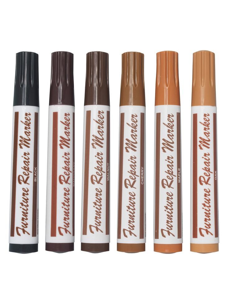 Feutre retouche-bois - lot de 6 (feutres)