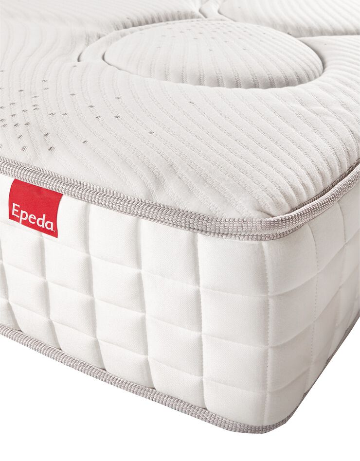 Matelas 588 ressorts ensachés Épéda 26 cm confort ferme (blanc)