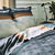 Linge de lit Tiago satin de coton imprimé (noir)