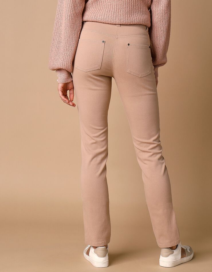 Pantalon droit stretch (sable) Pantalon droit stretch (sable)