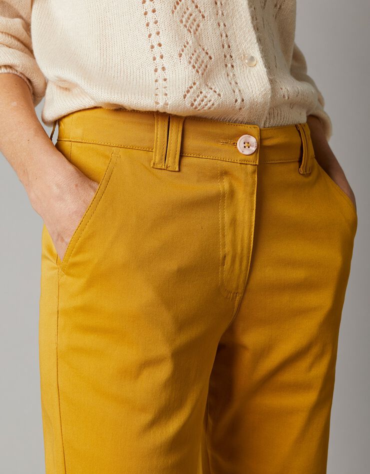 Pantalon chino stretch (safran) Pantalon chino stretch (safran)