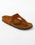 Mule entredoigt croûte de cuir certifié LWG (marron)