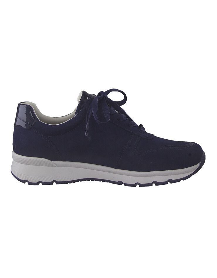 Baskets sneakers à lacets - largeur confort (marine) Baskets sneakers à lacets - largeur confort (marine)