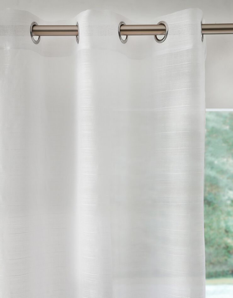 Panneau voile fines rayures (blanc)