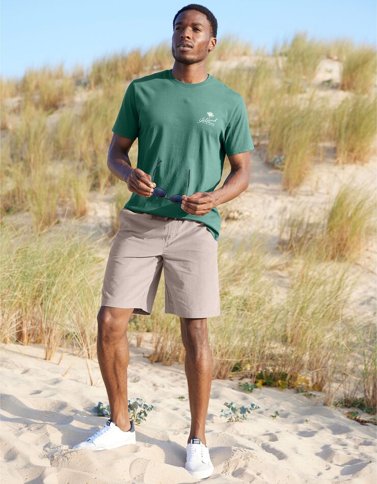 Bermuda en velours milleraies (beige) Bermuda en velours milleraies (beige)