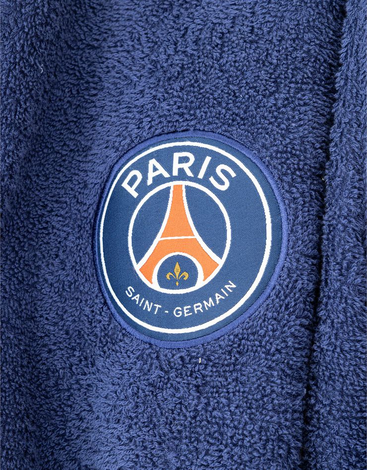 Peignoir de bain adulte col kimono PSG® personnalisable éponge (bleu)