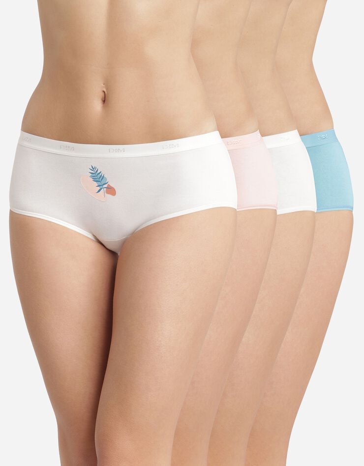 Slip forme boxer "Les Pockets" coton stretch imprimé "tropiques" Lot de 3 +1 GRATUIT(1) (pastel) Slip forme boxer "Les Pockets" coton stretch imprimé "tropiques" Lot de 3 +1 GRATUIT(1) (pastel)