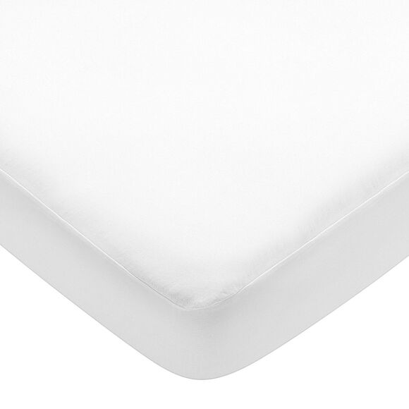 Protège-matelas "sandwich" imperméable (blanc)