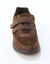 Baskets scratchées spécial pieds sensibles en tissu extensible (chocolat)
