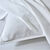 Linge de lit uni - coton lav&eacute; 57 fils/cm&sup2; (blanc)