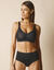 Soutien-gorge moulé invisible microfibre lisse - sans armatures (noir)