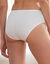 Culotte forme midi taille haute dentelle stretch et tulle Guspini - lot de 2 (ivoire)