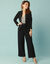 Pantalon large fluide Spécial Petites (noir)