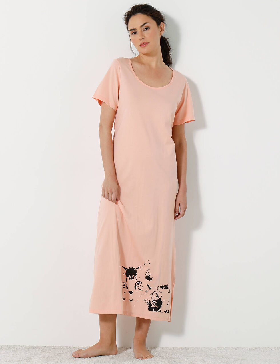 Espionage Homme Grande Taille Paume Imprimé Souple Pêche Coton Finition