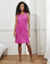 Chemise de nuit courte sans manches (violine)