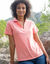 Polo manches courtes, maille jersey (corail)