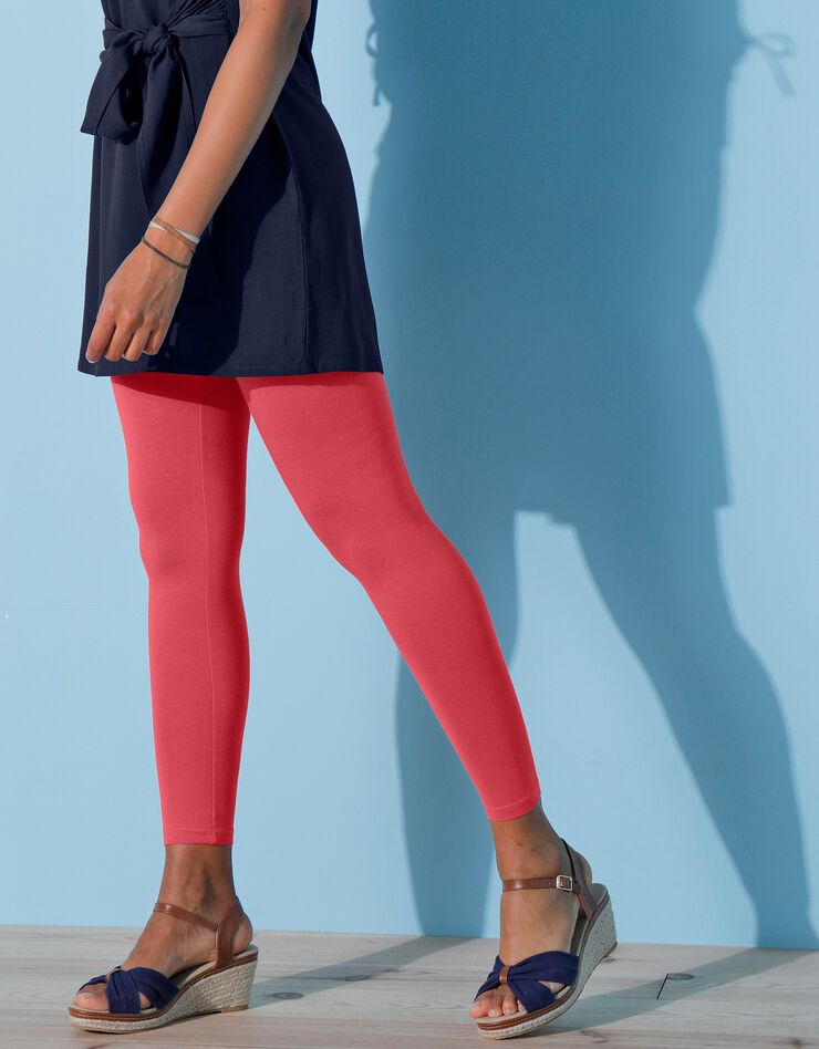 Legging taille élastiquée (corail) Legging taille élastiquée (corail)