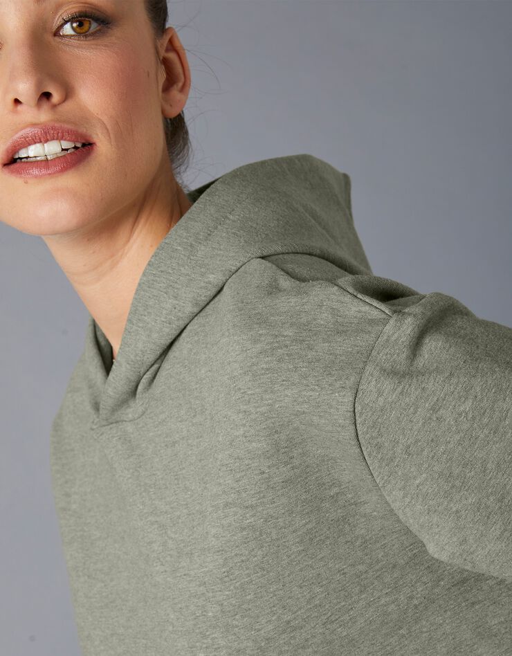 Sweat à capuche, molleton gratté (vert olive) Sweat à capuche, molleton gratté (vert olive)