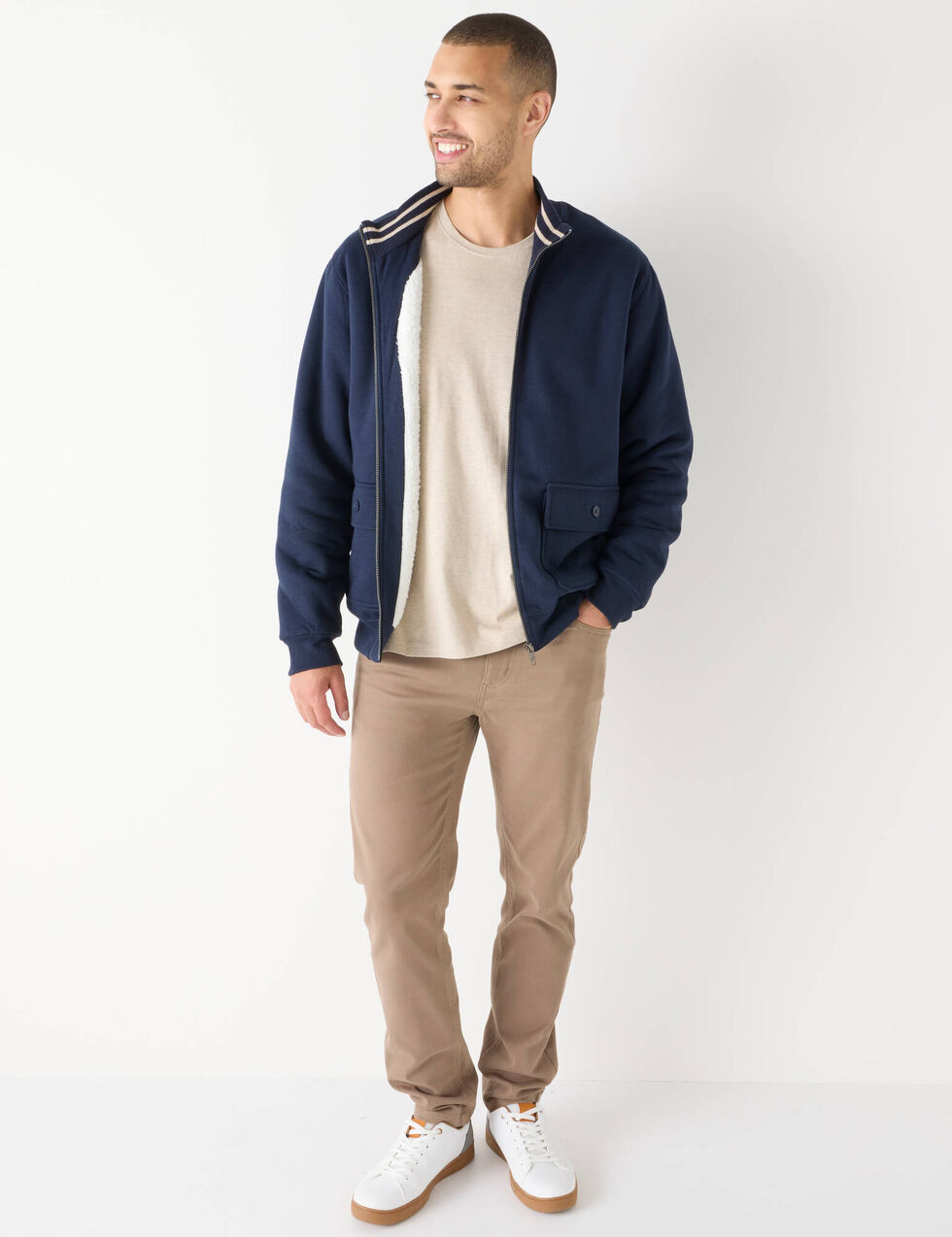 Manteau homme & Veste homme. En jean, cuir pas cher - Blancheporte