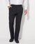 Pantalon ville à pinces élastiqué côtés - polylaine (gris anthracite)
