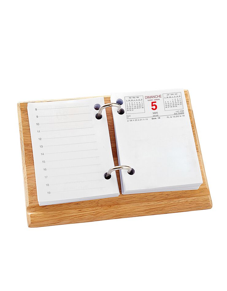 Support éphéméride ou recharge calendrier (socle)