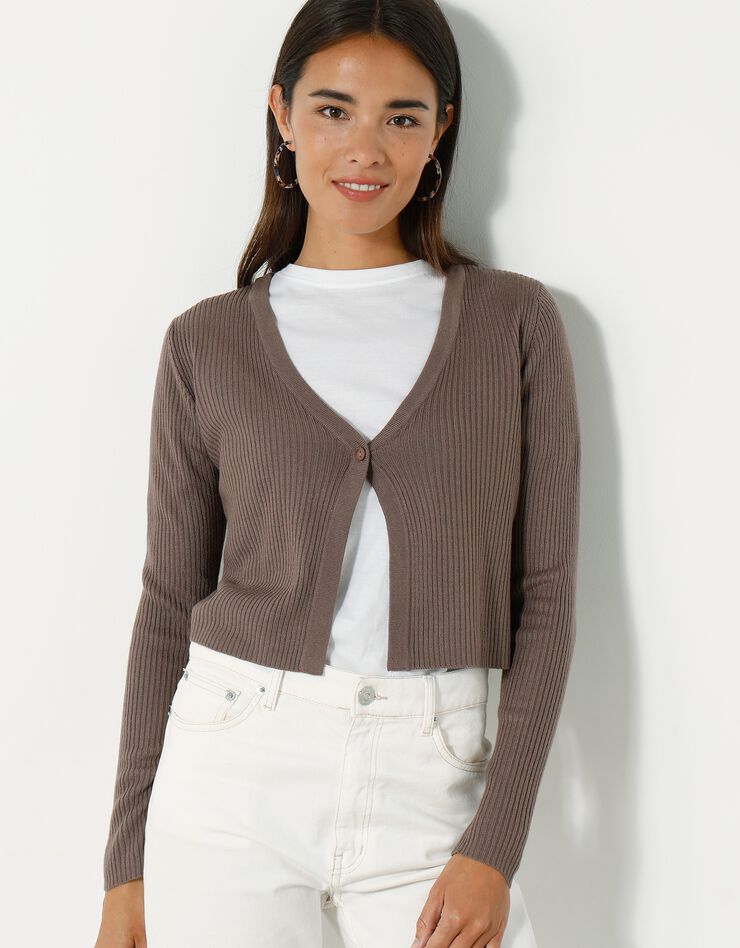 Cardigan/boléro Etam Taille 36 - Couleur Vieux Rose, Occasion En Excellent état