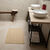 Tapis de bain motif carreaux (sable)