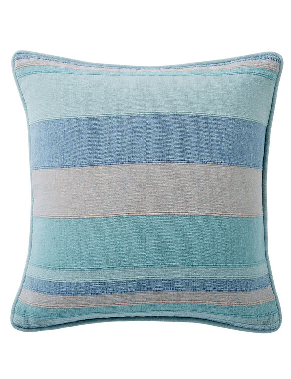 Housse coussin multicolore coton tissage artisanal - lot de 2 (céladon)
