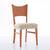 Housse extensible motif jacquard "serpentins" spéciale assise de chaise - lot de 2 (beige)