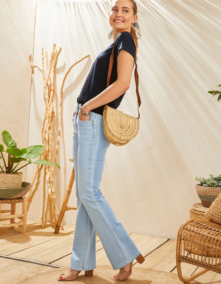 Jean délavé coupe bootcut stretch (bleached) Jean délavé coupe bootcut stretch (bleached)