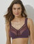 Soutien-gorge grand maintien coton  - sans armatures (violet)