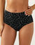 Culotte coton forme maxi  motifs "chats" -  Lot de 4 (noir / blanc)