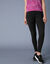 Legging uni en coton biologique (noir)