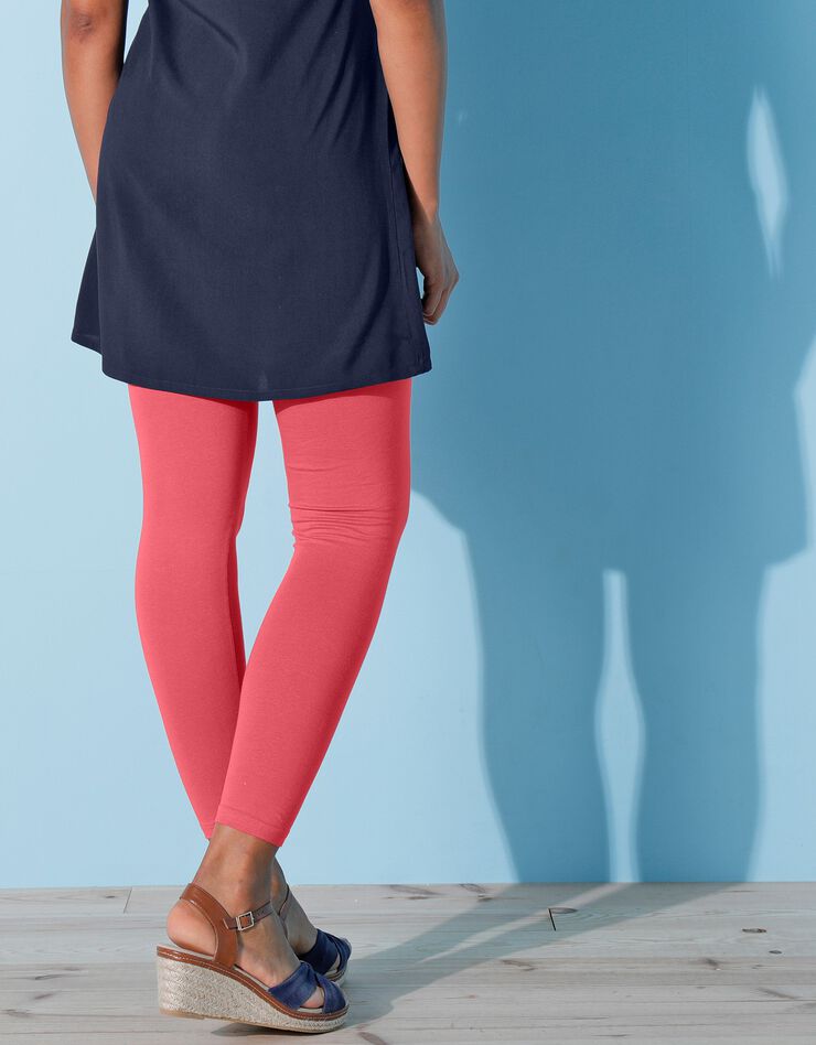 Legging taille élastiquée (corail) Legging taille élastiquée (corail)