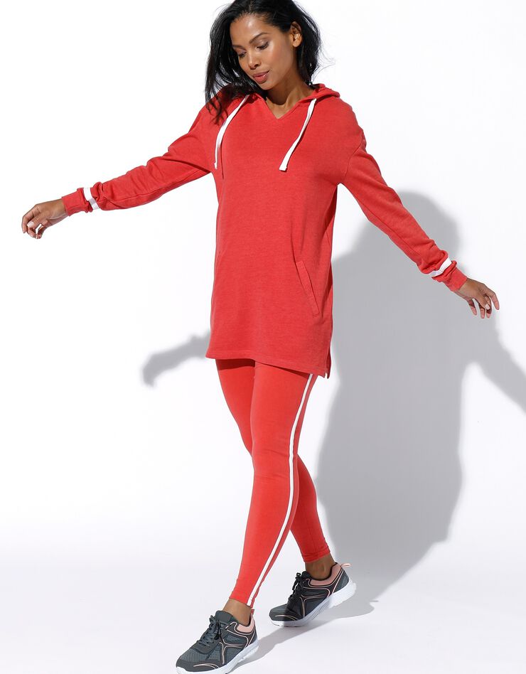 Legging bicolore (corail / blanc) Legging bicolore (corail / blanc)