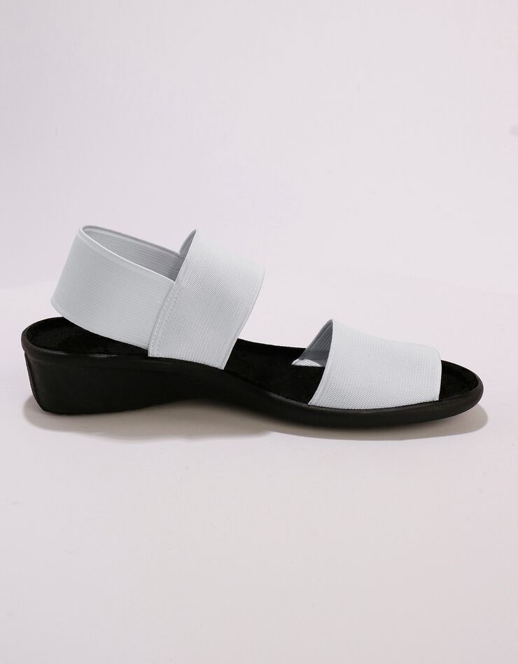 Sandales élastiquées (blanc)